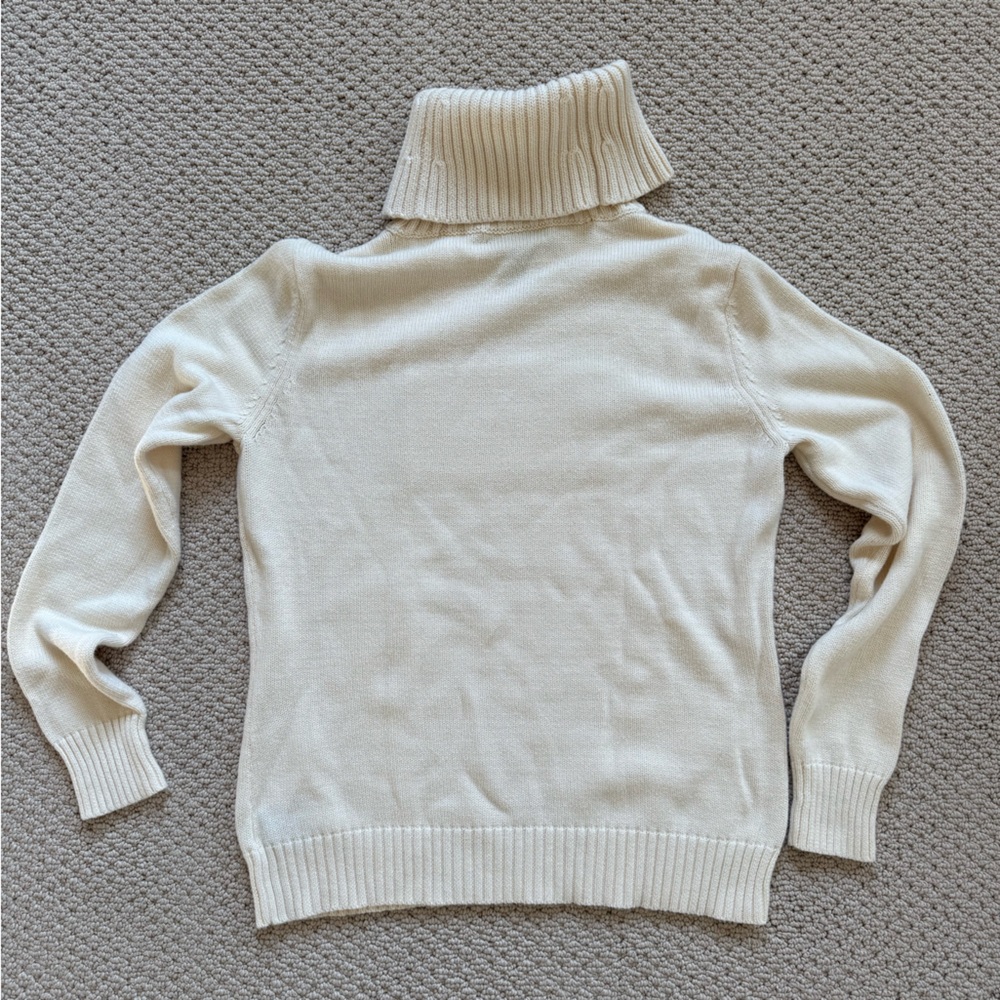 Ralph Lauren Women's Iconic Flag Knit Sweater Size M - Picture 2 of 5